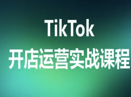 TikTok开店运营实战课程，TK跨境电商实操全流程-顺彩轻创-资源网-最新项目分享网