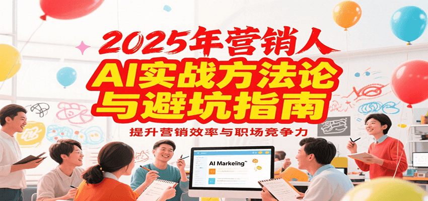 2025年营销实战方法论与避坑指南，利用AI提升营销效率与职场竞争力-顺彩轻创-资源网-最新项目分享网