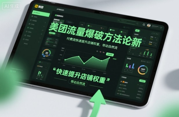 美团流量爆破方法论，付费流快速提升店铺权重，带动自然流-顺彩轻创-资源网-最新项目分享网