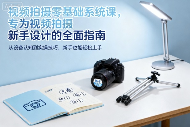 视频拍摄零基础系统课,专为视频拍摄新手设计的全面指南-顺彩轻创-资源网-最新项目分享网