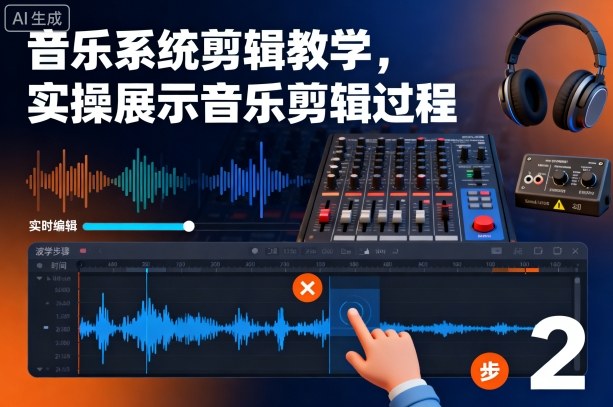 音乐系统剪辑教学，实操展示音乐剪辑过程-顺彩轻创-资源网-最新项目分享网