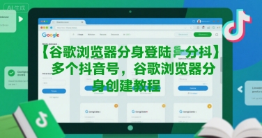 谷歌浏览器分身登陆多个抖音号，谷歌浏览器分身创建教程-顺彩轻创-资源网-最新项目分享网