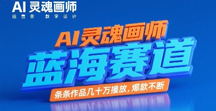 AI灵魂画师，蓝海赛道，条条作品几十W播放，爆款不断-顺彩轻创-资源网-最新项目分享网