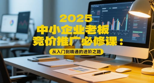 2025中小企业老板竞价推广必修课：从入门到精通的进阶之路-顺彩轻创-资源网-最新项目分享网