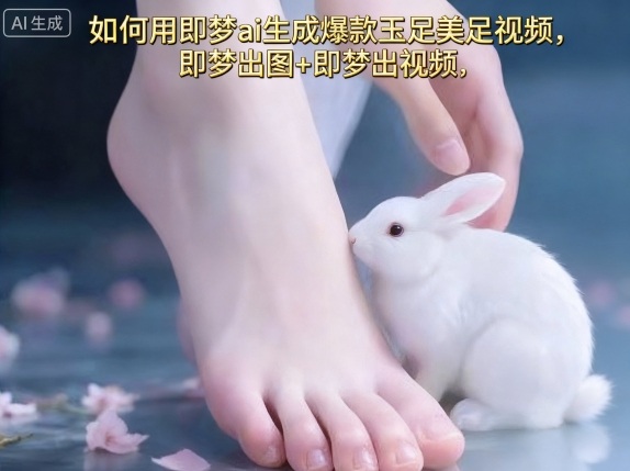 如何用即梦ai生成爆款玉足美足视频，即梦出图+即梦出视频，快速涨粉-顺彩轻创-资源网-最新项目分享网