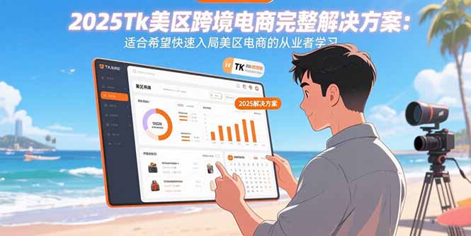 2025Tk美区跨境电商完整解决方案：适合希望快速入局美区电商的从业者学习-顺彩轻创-资源网-最新项目分享网