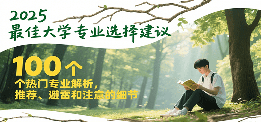 2025最佳大学专业选择建议，100个热门专业解析，推荐、避雷和注意的细节-顺彩轻创-资源网-最新项目分享网