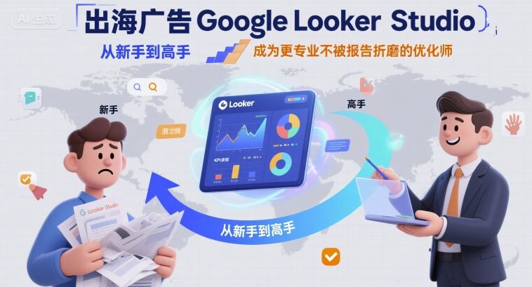 出海广告Google Looker Studio从新手到高手，成为更专业不被报告折磨的优化师-顺彩轻创-资源网-最新项目分享网