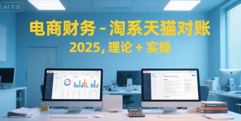 电商财务-淘系天猫对账2025，理论+实操-顺彩轻创-资源网-最新项目分享网