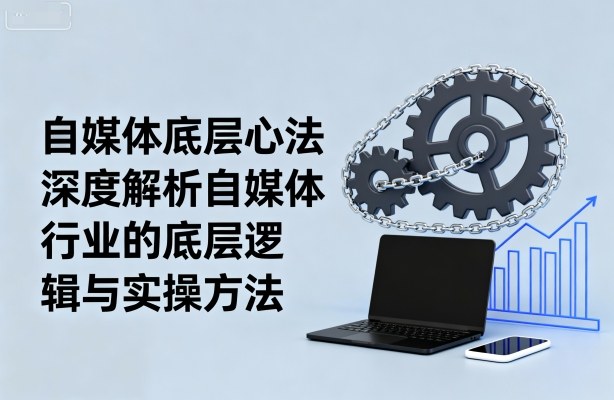 自媒体底层心法，深度解析自媒体行业的底层逻辑与实操方法-顺彩轻创-资源网-最新项目分享网